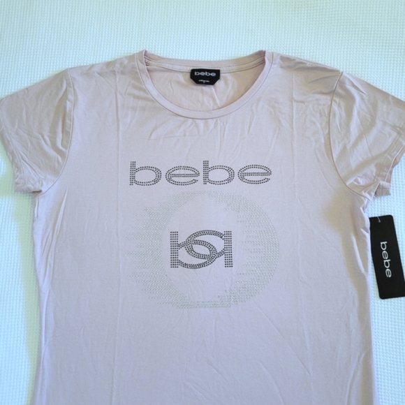 bebe Mirrored🪞 "bb" Rhinestone💎 Top - NWT - Picture 11 of 14